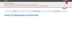 Desktop Screenshot of math-inf.uni-greifswald.de
