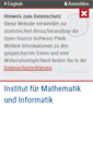 Mobile Screenshot of math-inf.uni-greifswald.de