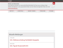 Tablet Screenshot of geo.uni-greifswald.de