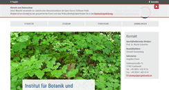 Desktop Screenshot of botanik.uni-greifswald.de