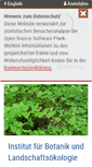 Mobile Screenshot of botanik.uni-greifswald.de